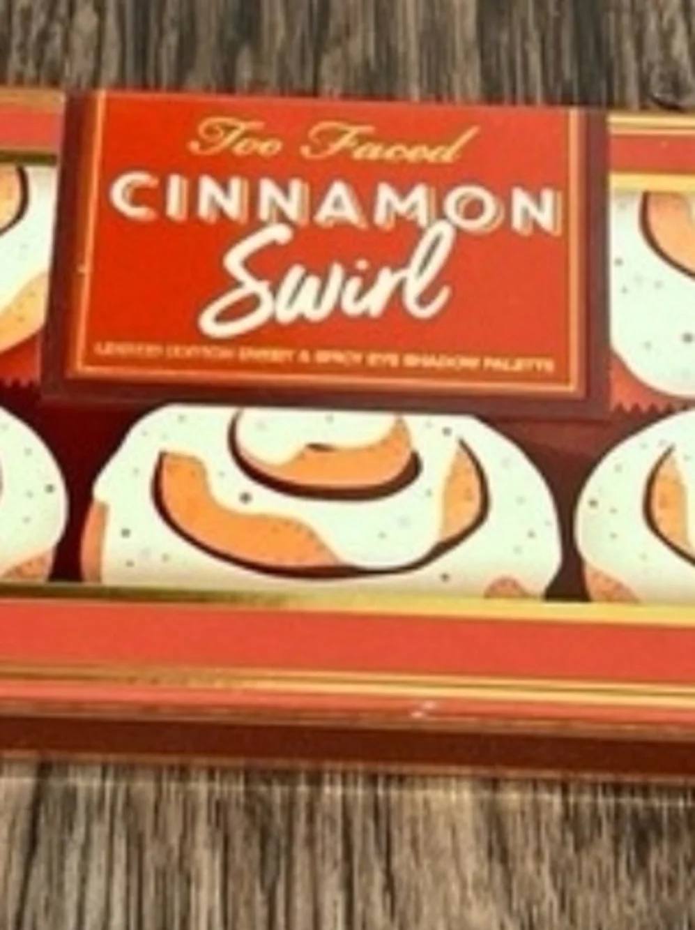 💋Iconic Too Faced Cinnamon Swirl Eyeshadow Palette💐Warm Neutral & Pink Shades